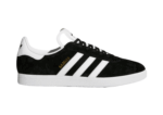 ADIDAS GAZELLE SHOES BLACK WHITE LOGO
