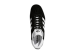 ADIDAS GAZELLE SHOES BLACK WHITE LOGO