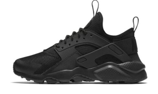 Nike Air Huarache Run Ultra Junior Running Shoes Black Black (2)