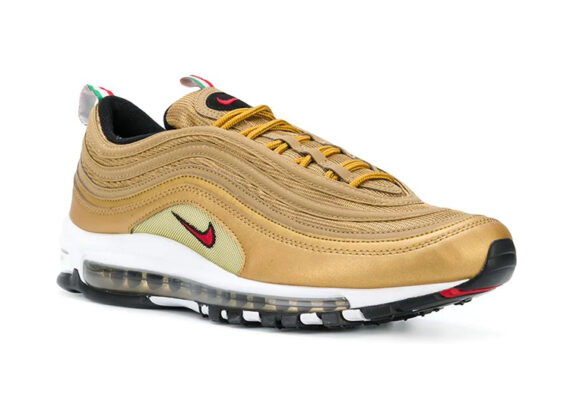 נעלי נייק-Nike Air Max 97 GOLD WHITE