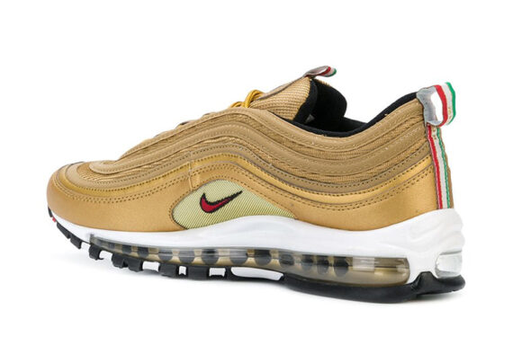 נעלי נייק-Nike Air Max 97 GOLD WHITE