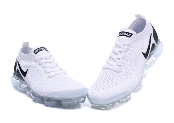 נעלי נייק-Nike Air VaporMax Flyknit 2.0W White Black