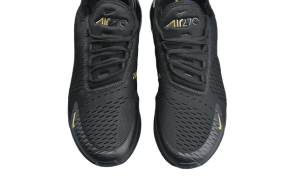 נעלי נייק-Nike air max 270 Black gold