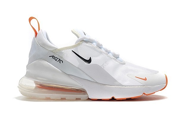 נעלי נייק-Nike air max 270 White orange