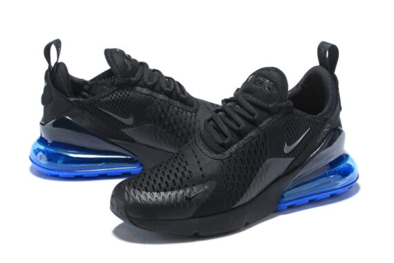 נעלי נייק-Nike air max 270 Black Blue