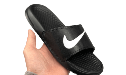 נעלי נייקNike Air Force 1 -BLACK LOGO-WHITE