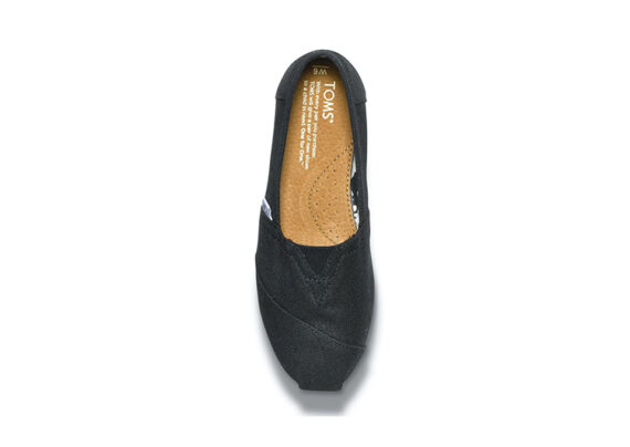 נעלי טומס-TOMS SHOES - CLASSIC BLACK CANVAS