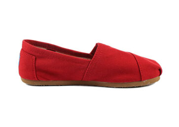 נעלי טומס-TOMS SHOES – CLASSIC RED CANVAS (3)