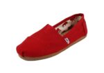 נעלי טומס-TOMS SHOES - CLASSIC RED CANVAS