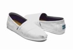 נעלי טומס-TOMS SHOES - CLASSIC WHITE CANVAS