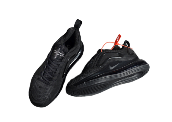 NIKE AIR MAX 720 BLACK- BLACK LOGO