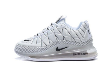 NIKE AIR MAX 720 BLACK LOGO - WHITE