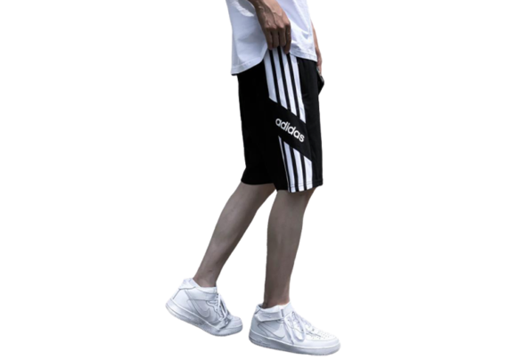 מכנס אדידס-ADIDAS PANTS-BLACK-WHITE