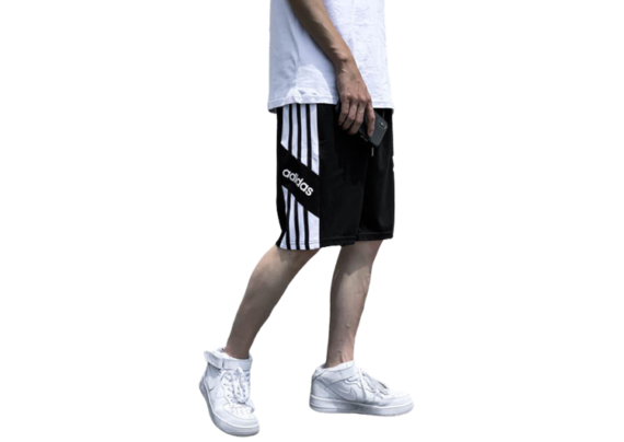 מכנס אדידס-ADIDAS PANTS-BLACK-WHITE