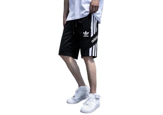 מכנס אדידס-ADIDAS PANTS-BLACK-WHITE