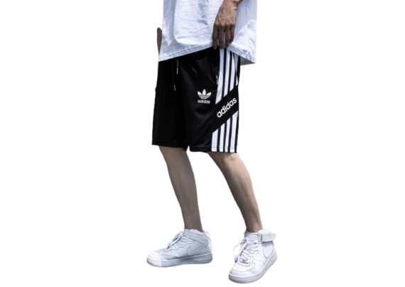 מכנס אדידס-ADIDAS PANTS-BLACK-WHITE