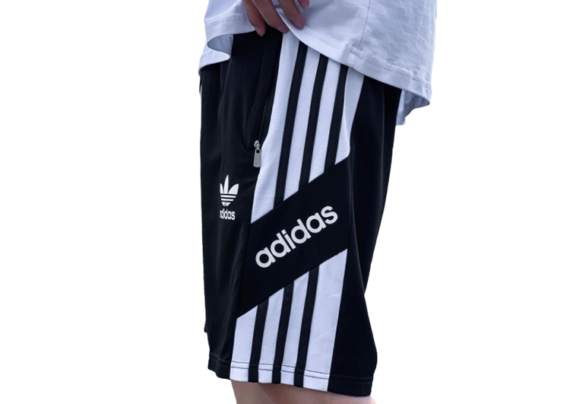 מכנס אדידס-ADIDAS PANTS-BLACK-WHITE