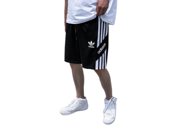 מכנס אדידס-ADIDAS PANTS-BLACK-WHITE
