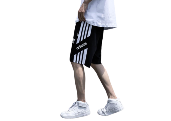 מכנס אדידס-ADIDAS PANTS-BLACK-WHITE