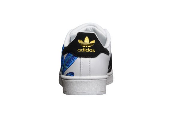 נעלי אדידס-ADIDAS Stan Smith-White-Black-Blue