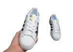 נעלי אדידס-ADIDAS Stan Smith-White-Black-Blue