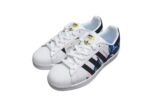 נעלי אדידס-ADIDAS Stan Smith-White-Black-Blue