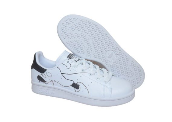 נעלי אדידס-ADIDAS Stan Smith - White Black Doll