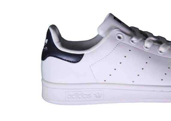 נעלי אדידס-ADIDAS Stan Smith - White Dark Blue Tail
