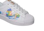 נעלי אדידס-ADIDAS Stan Smith- White-Multi Logo