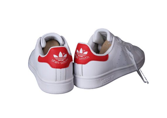 נעלי אדידס-ADIDAS Stan Smith - White Red Tail