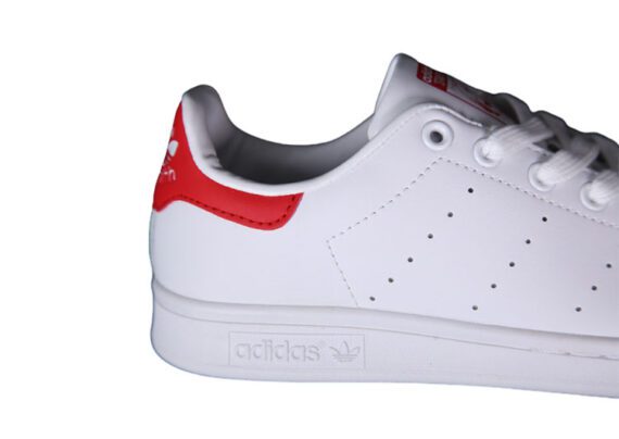 נעלי אדידס-ADIDAS Stan Smith - White Red Tail