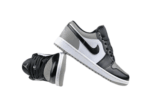 נעלי נייק-NIKE AIR JORDAN 1 LOW -GRAY-BLACK-WHITE
