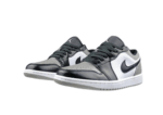 נעלי נייק-NIKE AIR JORDAN 1 LOW -GRAY-BLACK-WHITE