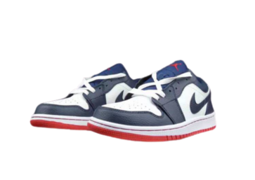 NIKE AIR JORDAN 1 LOW -WHITE-NAVY BLUE (4)