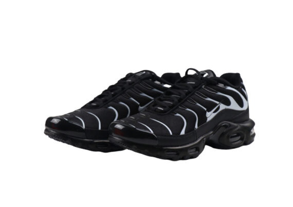 נעלי נייק-NIKE AIR MAX PLUS TN-BLACK-GRAY LOGO
