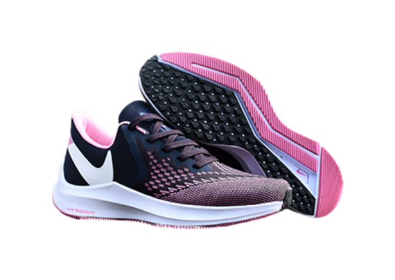 נעלי נייק-NIKE AIR ZOOM VOMERO W6-Black-Pale Violet Red