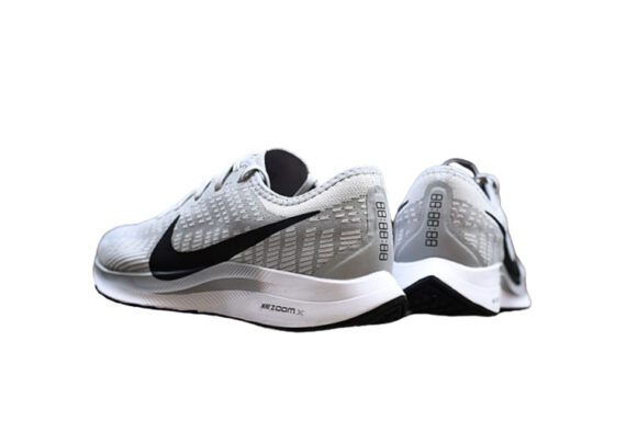 נעלי נייק-NIKE AIR ZOOM PEGASUS 36 - Light Gray & Black Logo