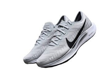 Nike Air Zoom Pegasus 36 Light Gray & Black Logo – 5