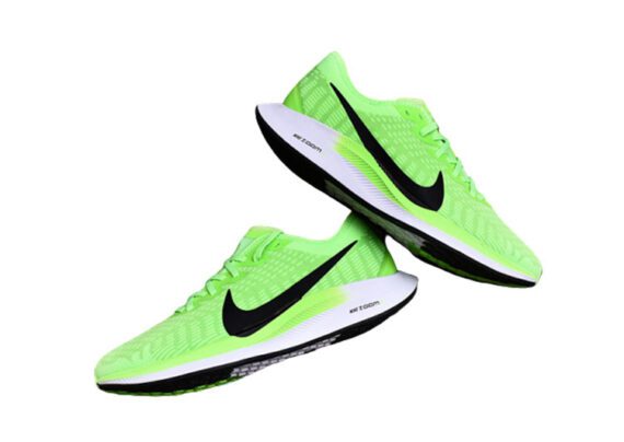 נעלי נייק-NIKE AIR ZOOM PEGASUS 36 - Light Green & Black Logo