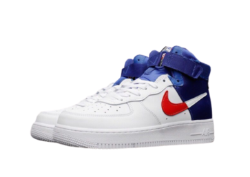 Nike air force 1 high WHITE-BLUE-BLACK (4)