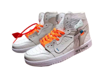Nike air force 1 high WHITE-ORANGE (6)