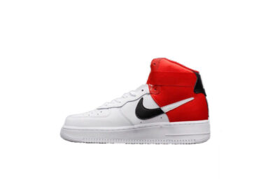 נעלי אדידסNike air force 1 high WHITE-RED (1)
