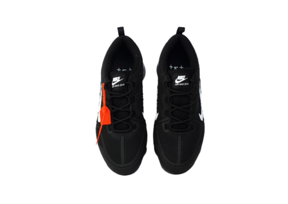 נעלי נייק-NIKE AIR VAPROMAX 2019 - BLACK-WHITE LOGO