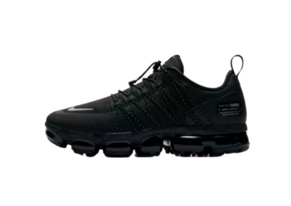 נעלי נייק-NIKE AIR VAPROMAX 2019 - FULL-BLACK - WHITE LOGO