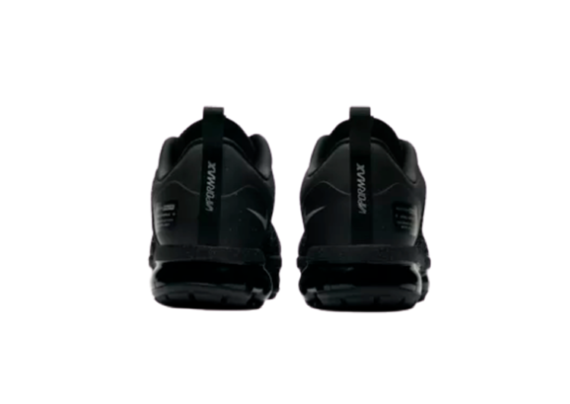 נעלי נייק-NIKE AIR VAPROMAX 2019 - FULL-BLACK - WHITE LOGO