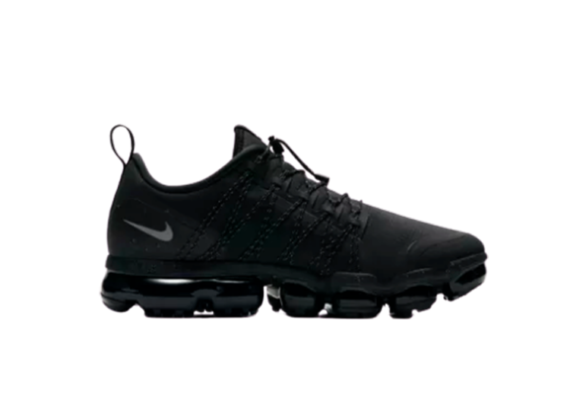 נעלי נייק-NIKE AIR VAPROMAX 2019 - FULL-BLACK - WHITE LOGO