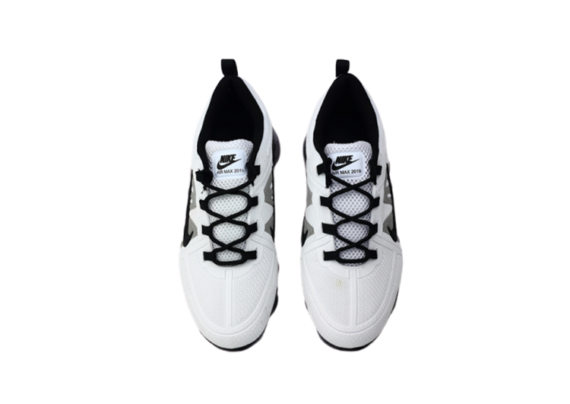 נעלי נייק-NIKE AIR VAPROMAX 2019 - WHITE-BLACK LOGO