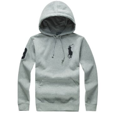 ראלף לורן-RL MEN’S JACKET HOODIES GREY