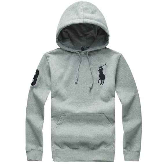 ראלף לורן-RL MEN’S JACKET HOODIES GREY