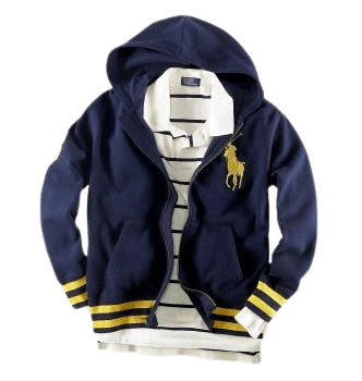 ראלף לורן-RL MEN’S JACKET HOODIES BLUE